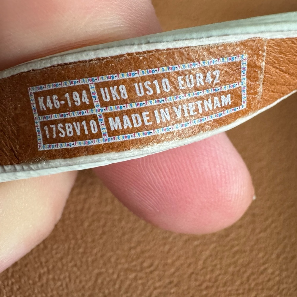 Fitflop Linny White Cork Wedge Flip Flops Thong Sandals Size 10 - Picture 7 of 9